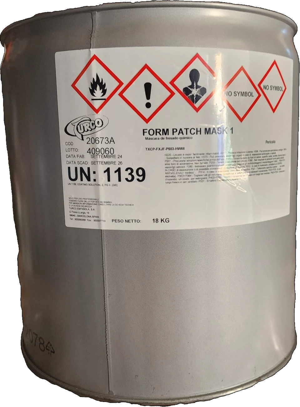 Aerosem Kimya - FORM PATCH MASK 1