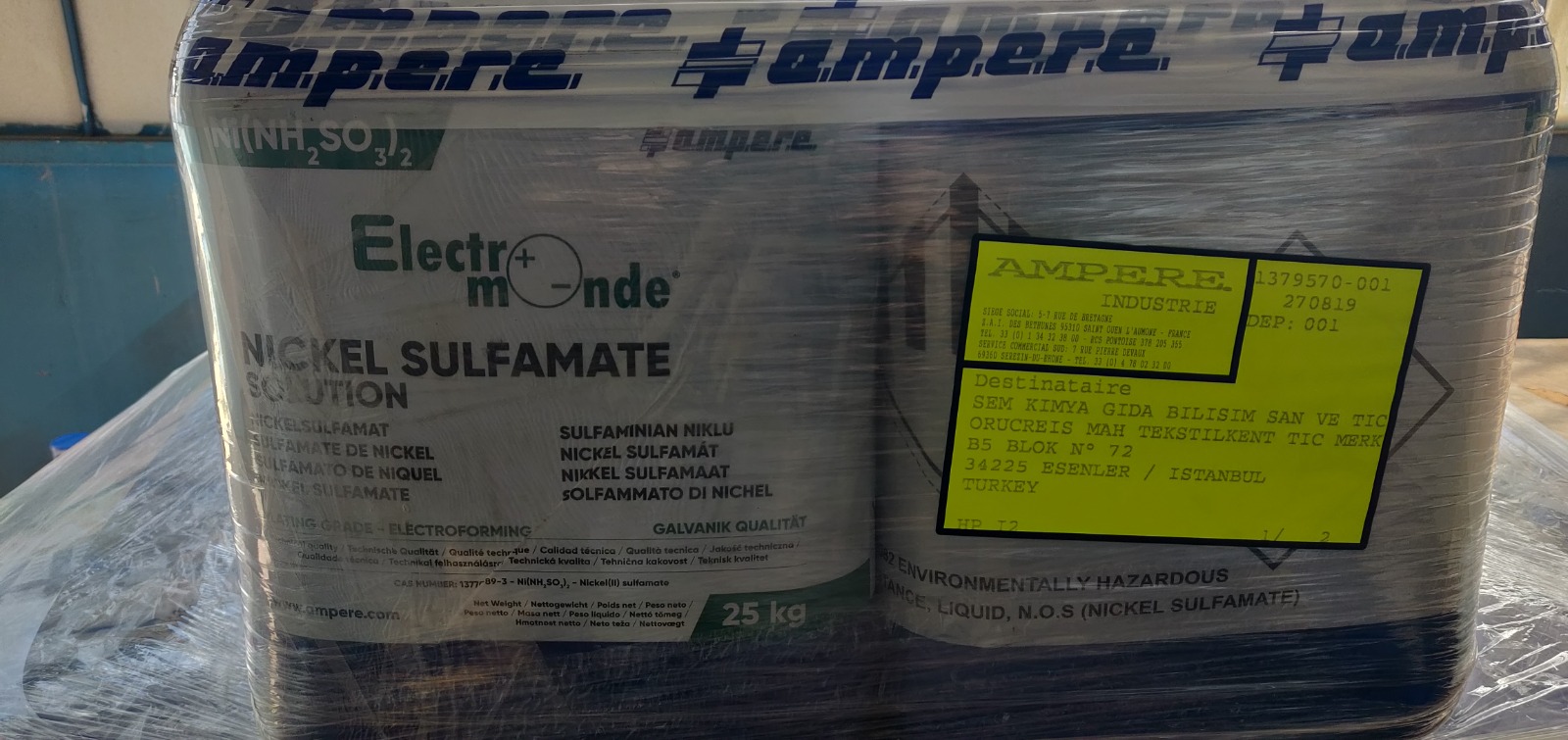 Aerosem Kimya - nikel sülfamat